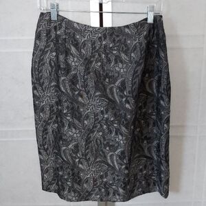 Maggy London Special Occasion Jacquard Skirt size 8